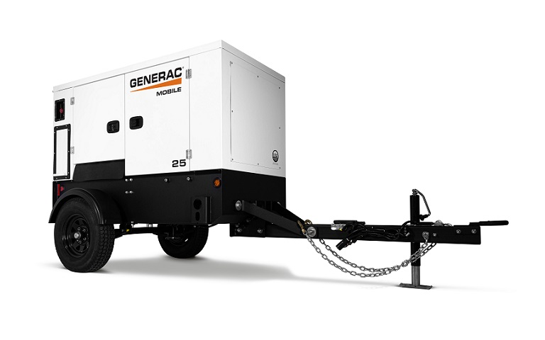 Generac MDG 25kW towable diesel generator