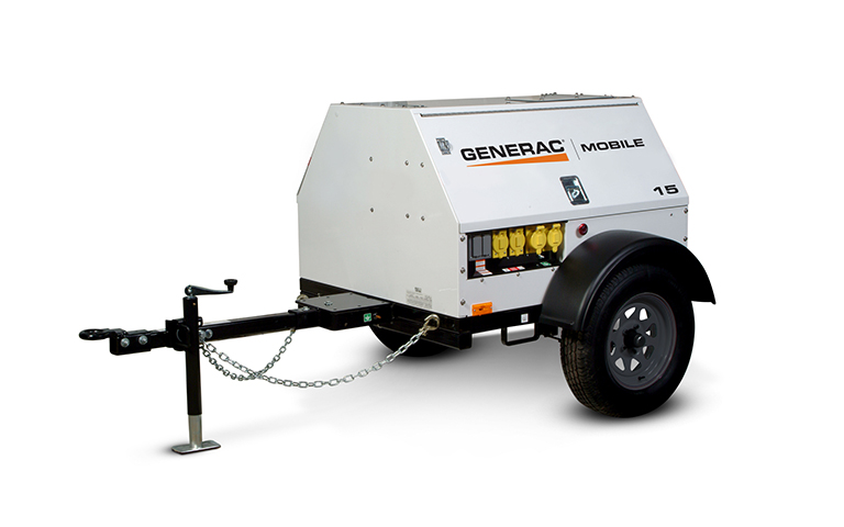 Generac MLG 15kW towable diesel generator
